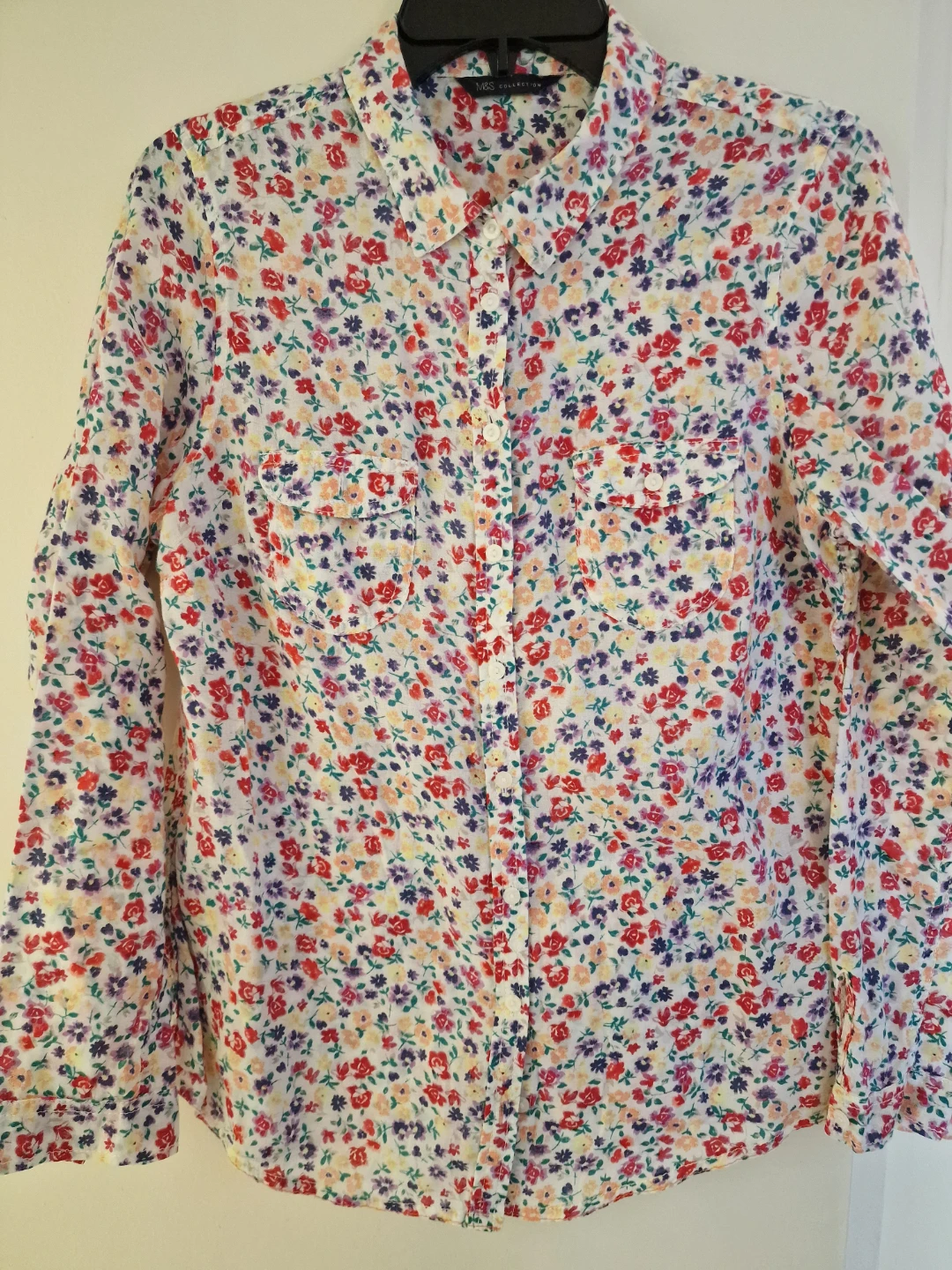 M&S Collection Floral Shirt - UK 12