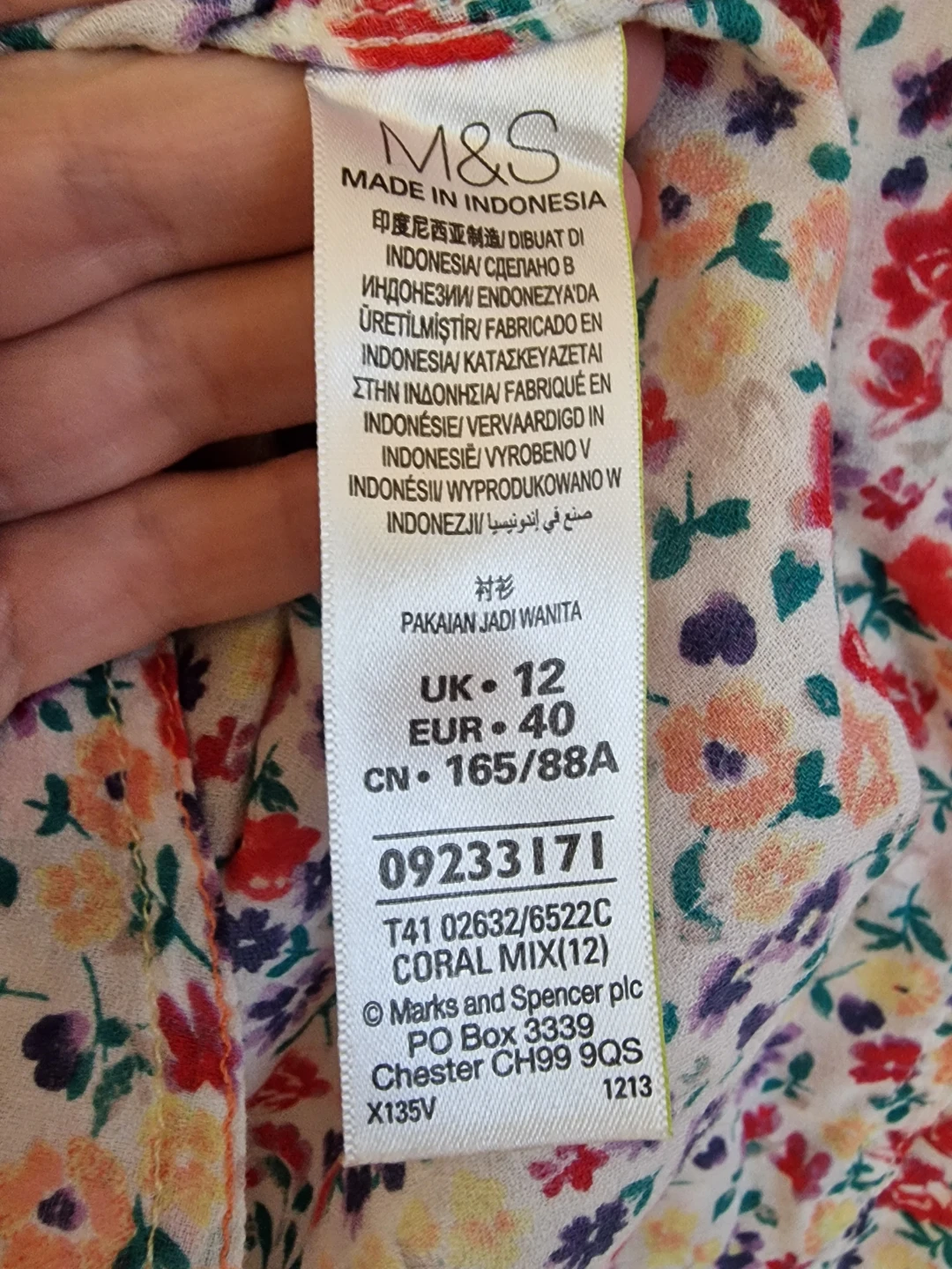 M&S Collection Floral Shirt - UK 12 - photo 3