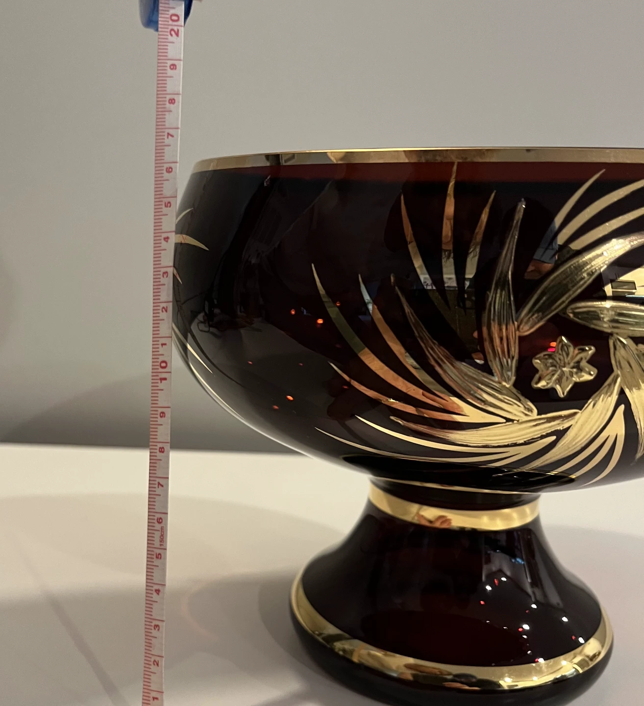 Decorative Glass Pedestal Bowl - photo 3