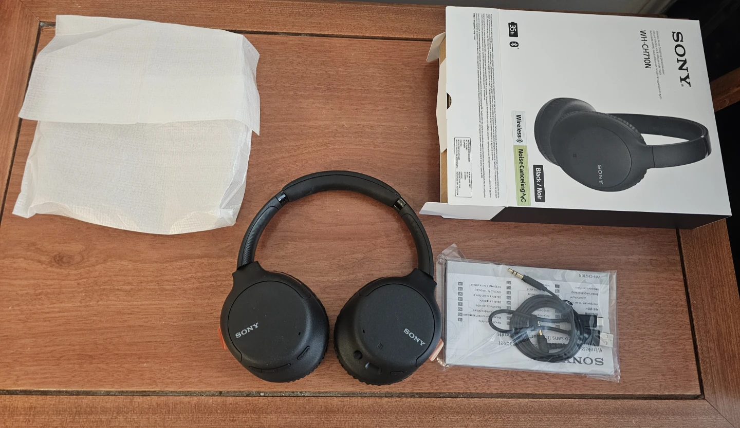 Sony WH-CH710N Wireless Noise Cancelling Headphones - Black - photo 3