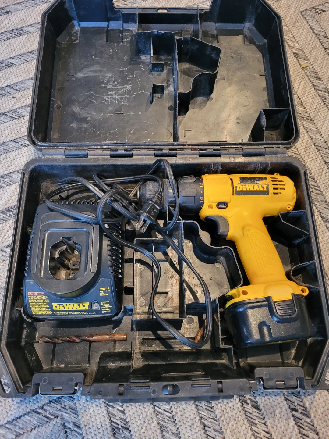 DeWalt Cordless Drill with Charger and Case