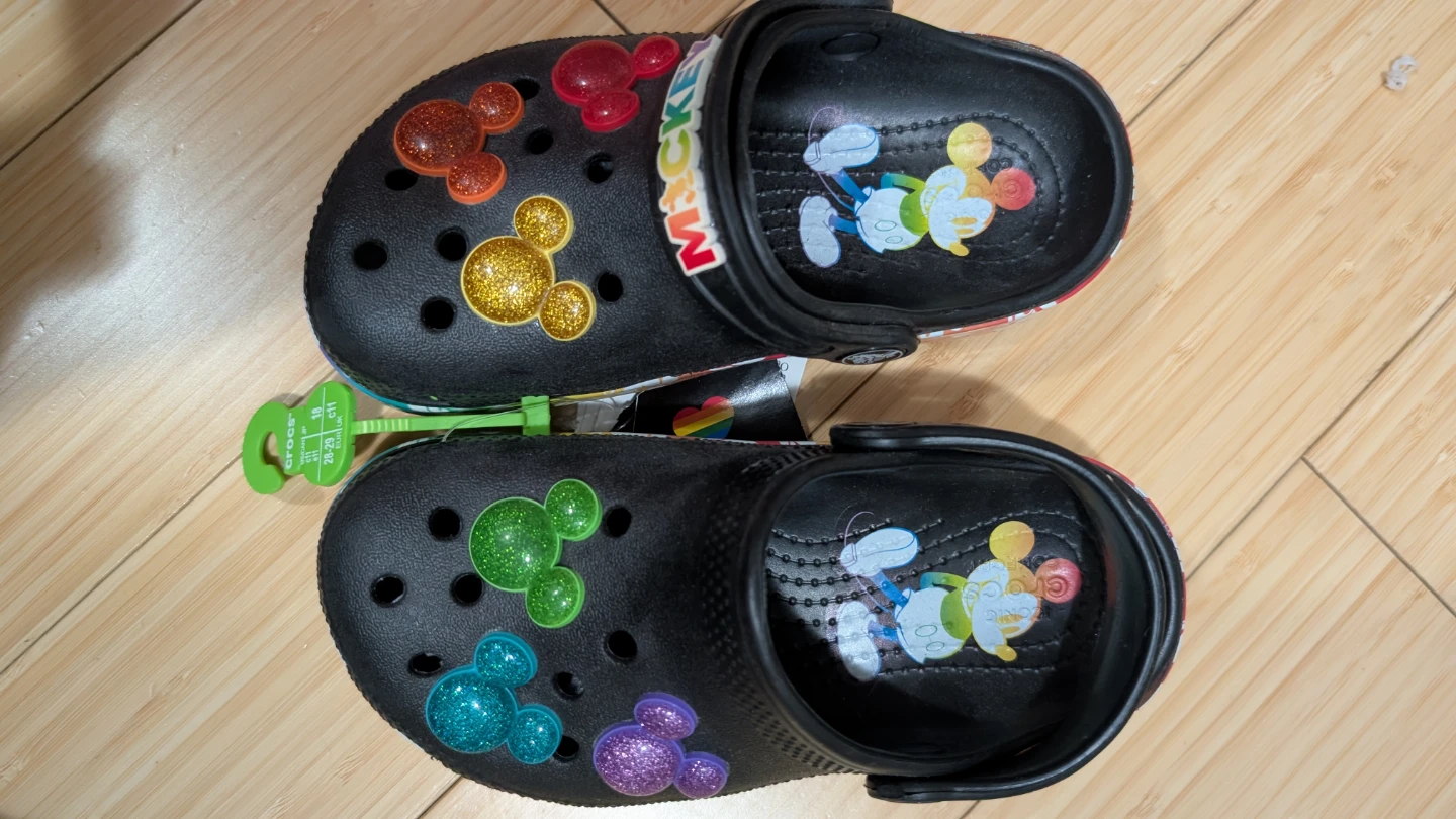 Crocs Classic Disney Rainbow Clog K Size 11 - photo 3