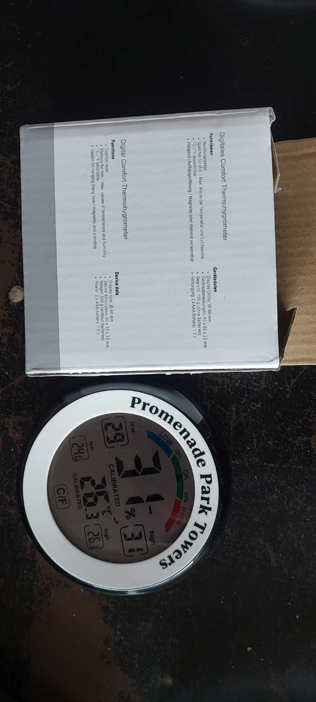 Digital Comfort Thermohygrometer