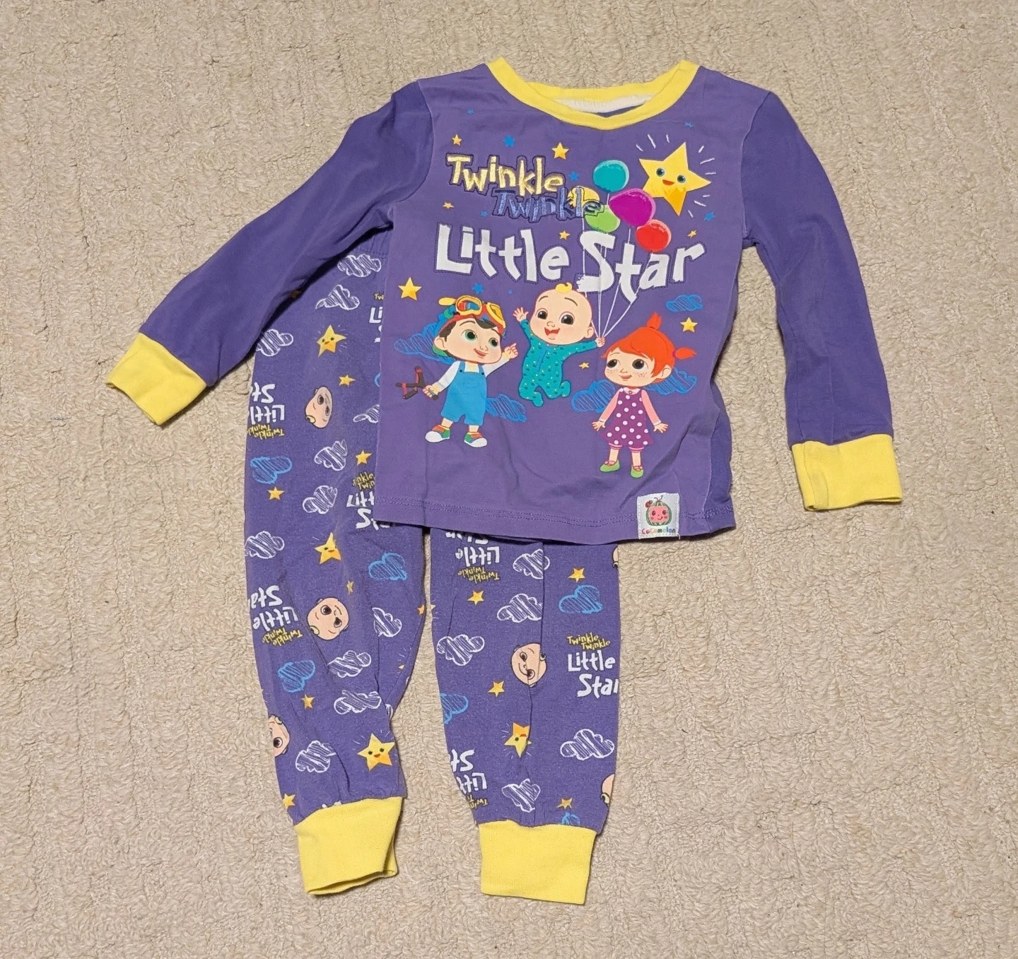 Cocomelon "Twinkle Twinkle Little Star" Pajamas