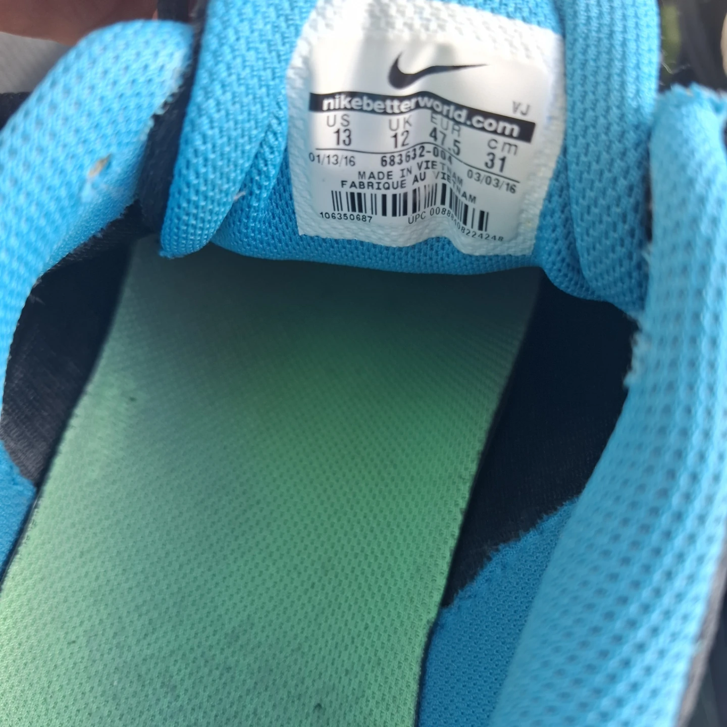 Nike Air Max Running Shoes Size 13 - photo 5