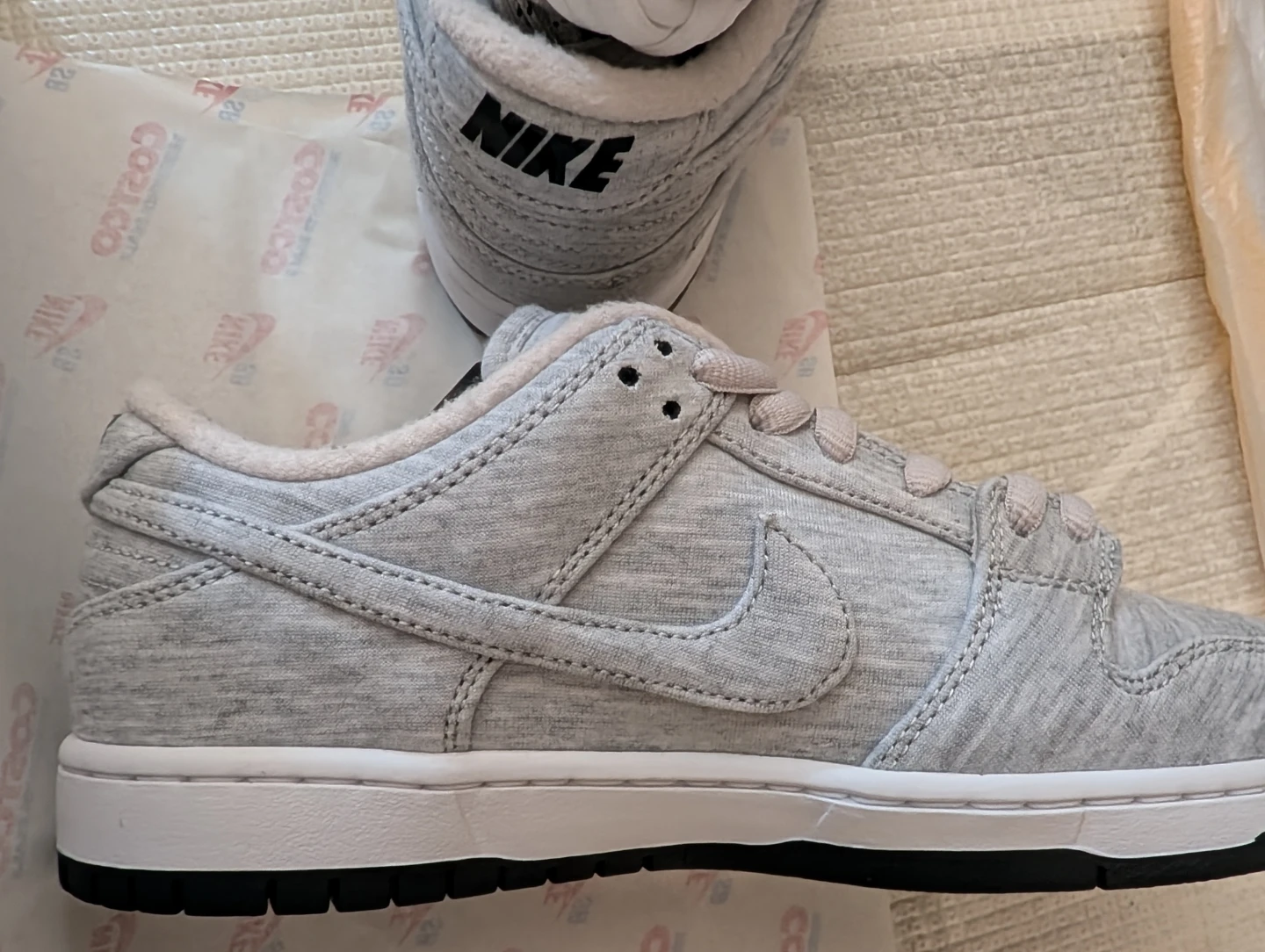 Nike SB Dunk Low Pro QS Grey Fog -Size 9 - photo 3