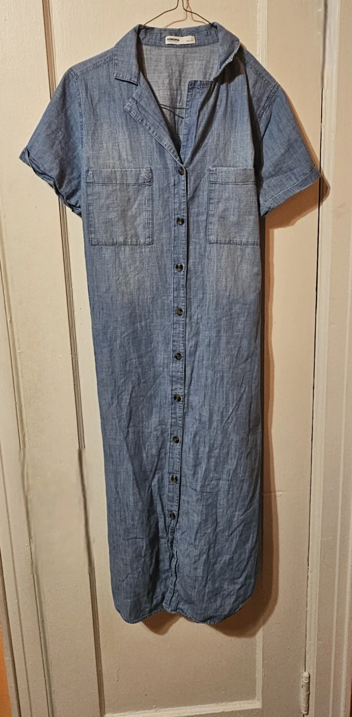 Women's long jean dress