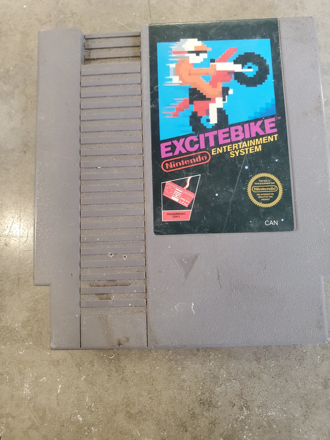 Excitebike Nintendo Entertainment System Game Cartridge