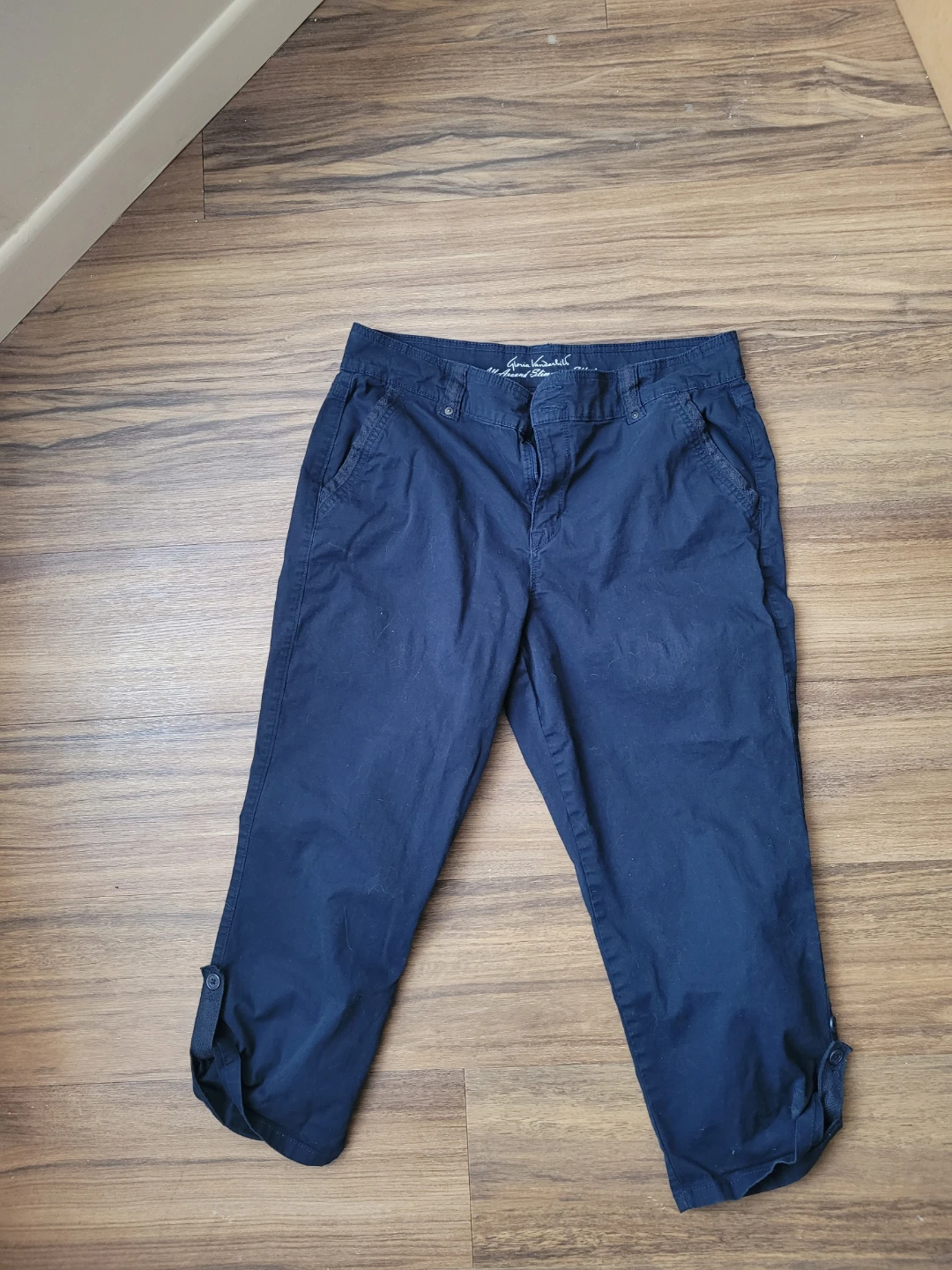 Gloria Vanderbilt Capri Pants Navy Size 12