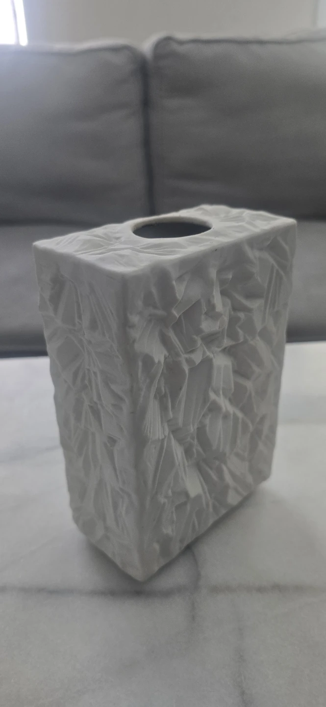 1970's Schumann Arzberg Bavaria bisque porcelain Vase