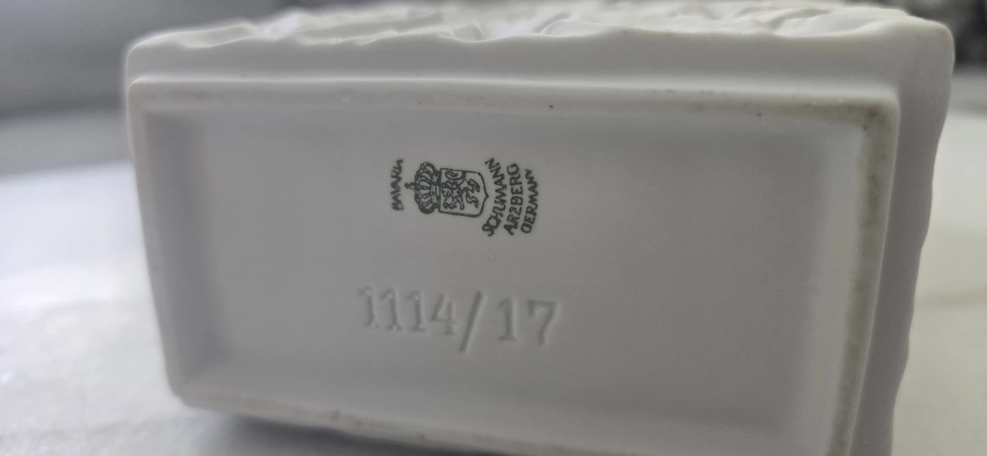 1970's Schumann Arzberg Bavaria bisque porcelain Vase - photo 4
