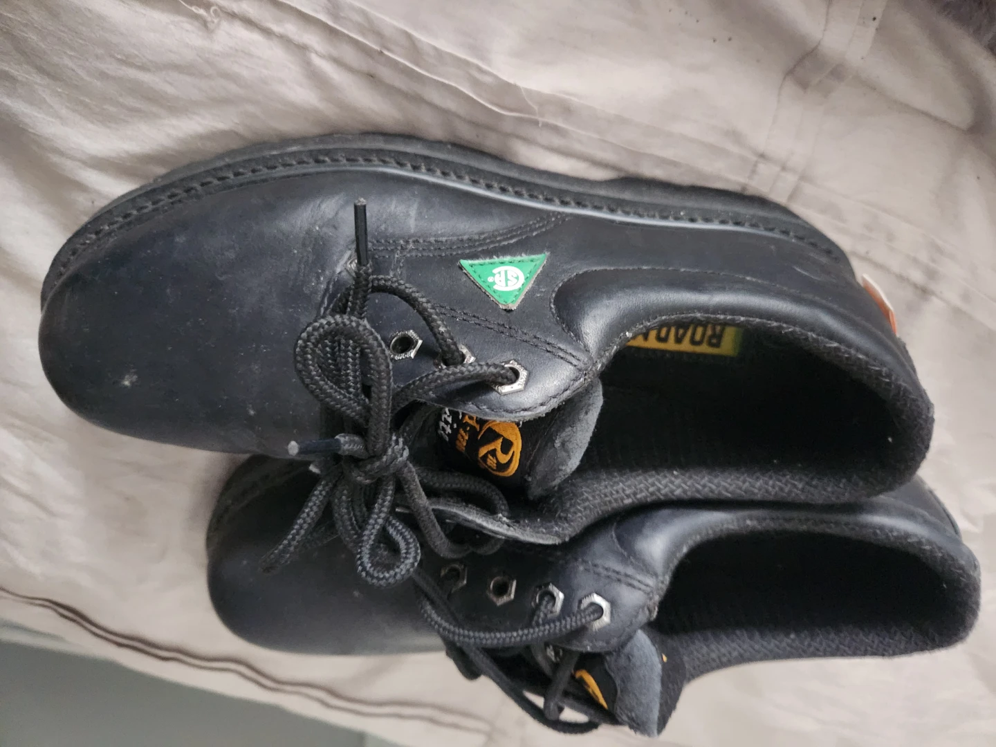 Road Mate Men's 10EE Black Leather Oil Resistant Work Shoes