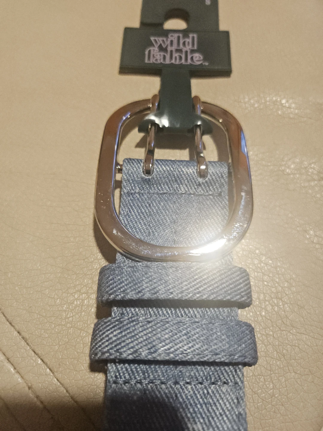Wild Fable Denim Belt with Silver Buckle - photo 4