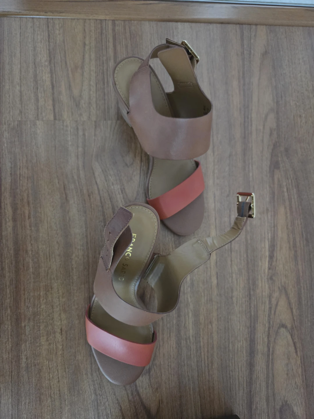 Franco Sarto Two-Tone Block Heel Sandals - photo 4