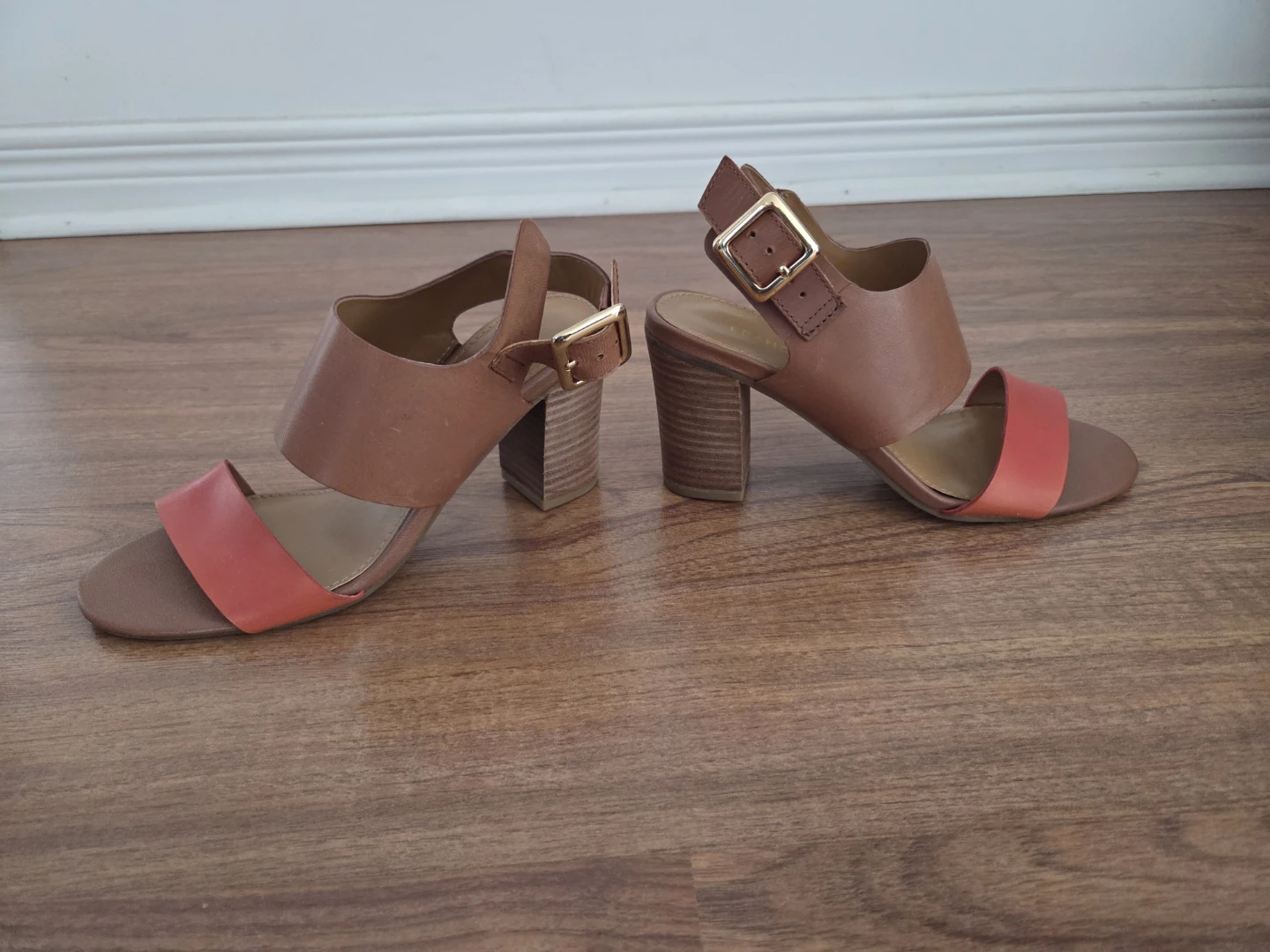 Franco Sarto Two-Tone Block Heel Sandals - photo 5