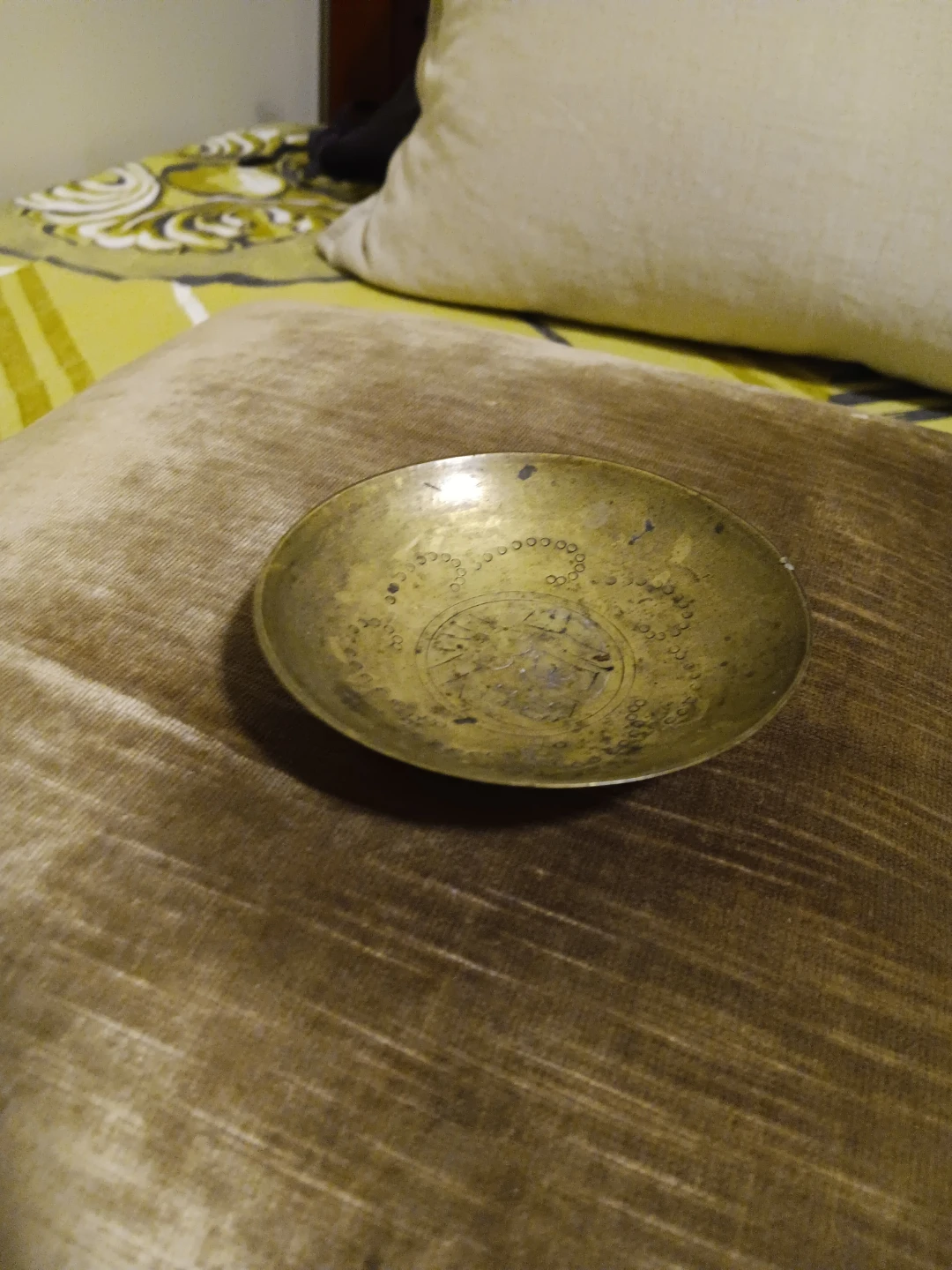 🥕Small  Brass Decorative Bowl - photo 2