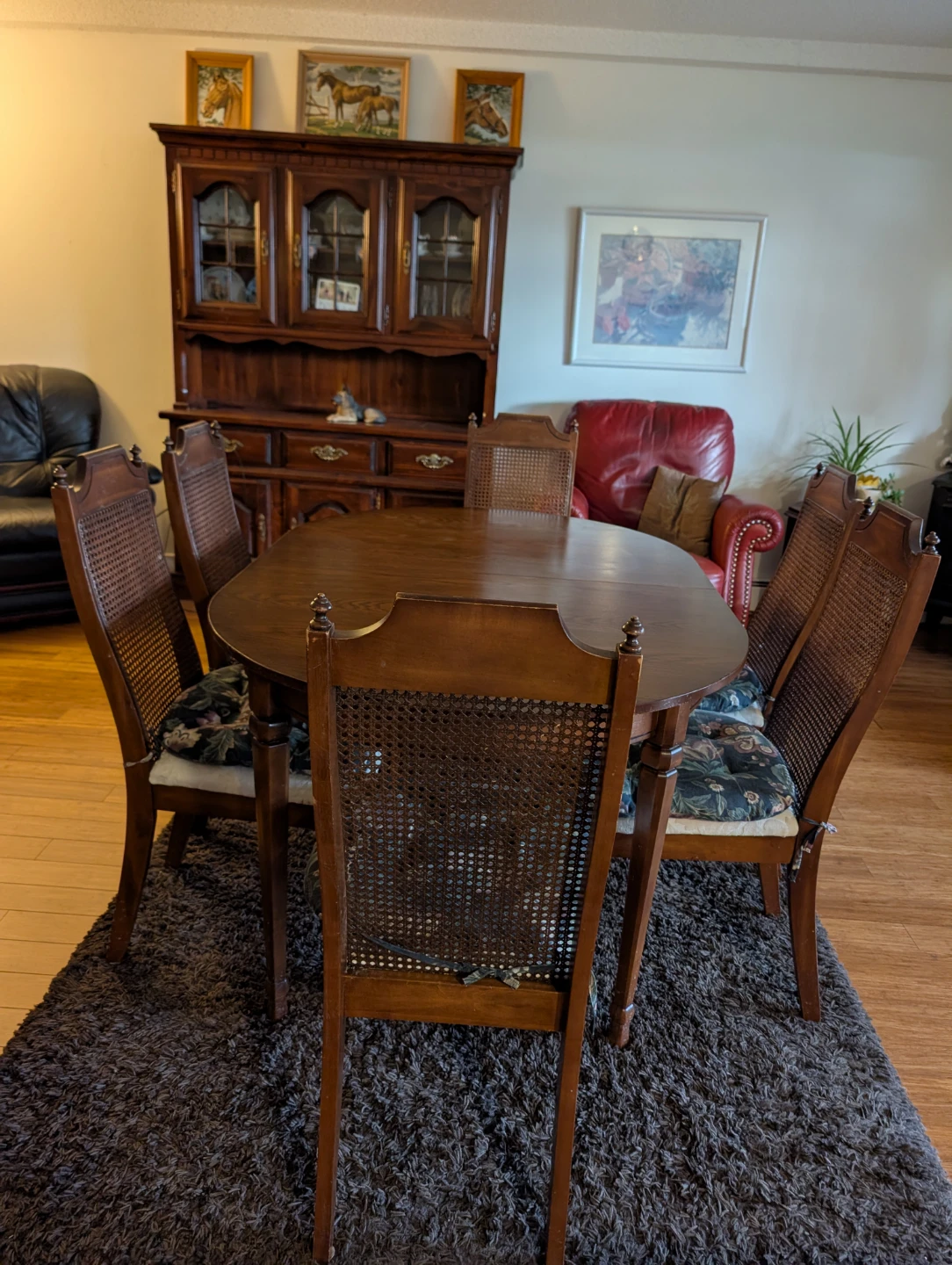 Wooden Dining Table with 4 Chairs - photo 2