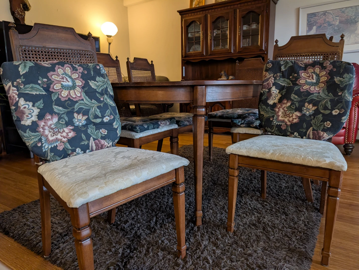 Wooden Dining Table with 4 Chairs - photo 4