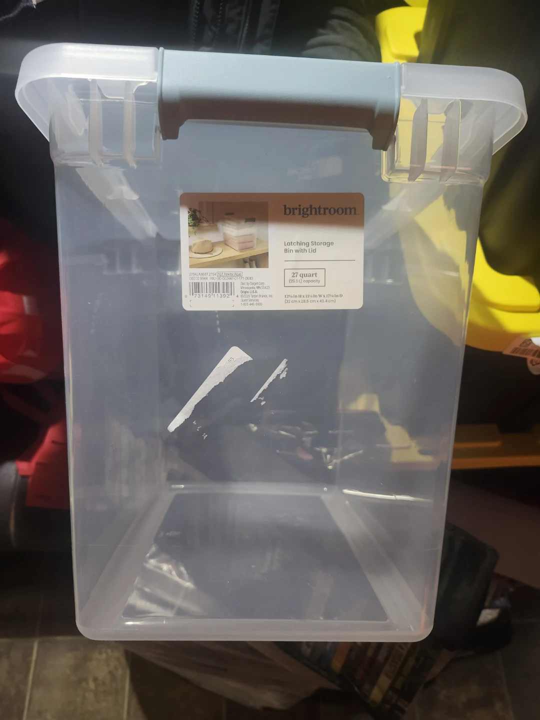 Brightroom 27 Quart Latching Storage Bin