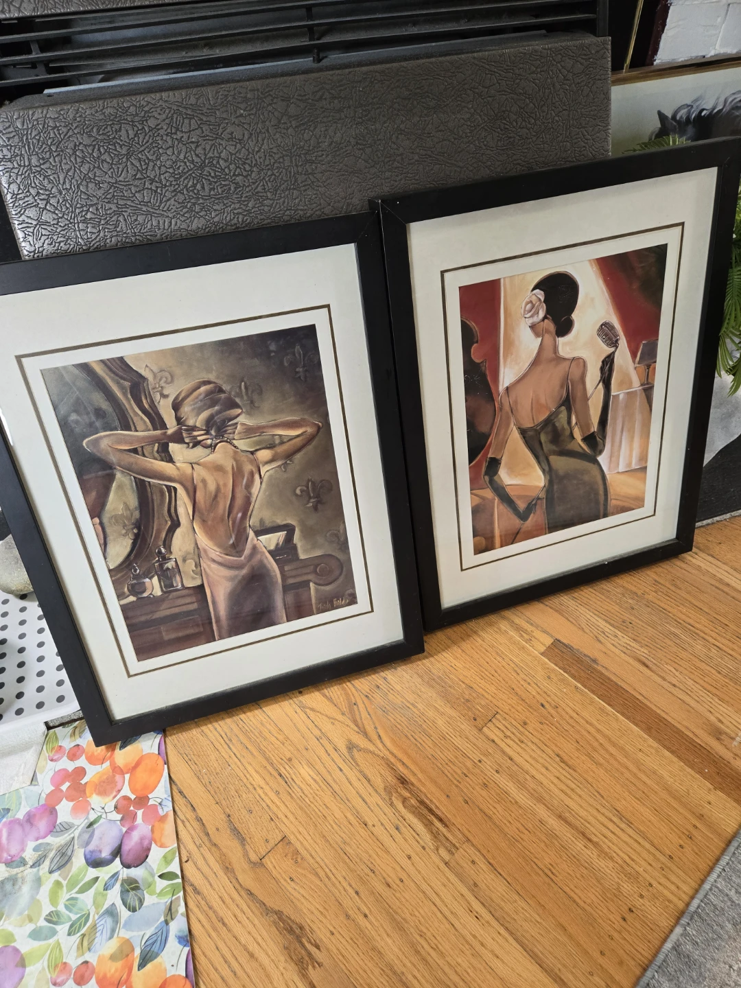 Set of 2 Trish Biddle Framed Art Prints
