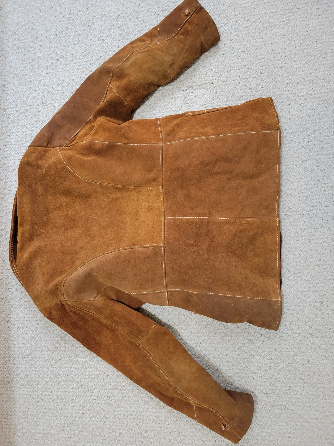 SK Diamond Ranch Wear Suede Sherpa Lined Jacket - photo 2