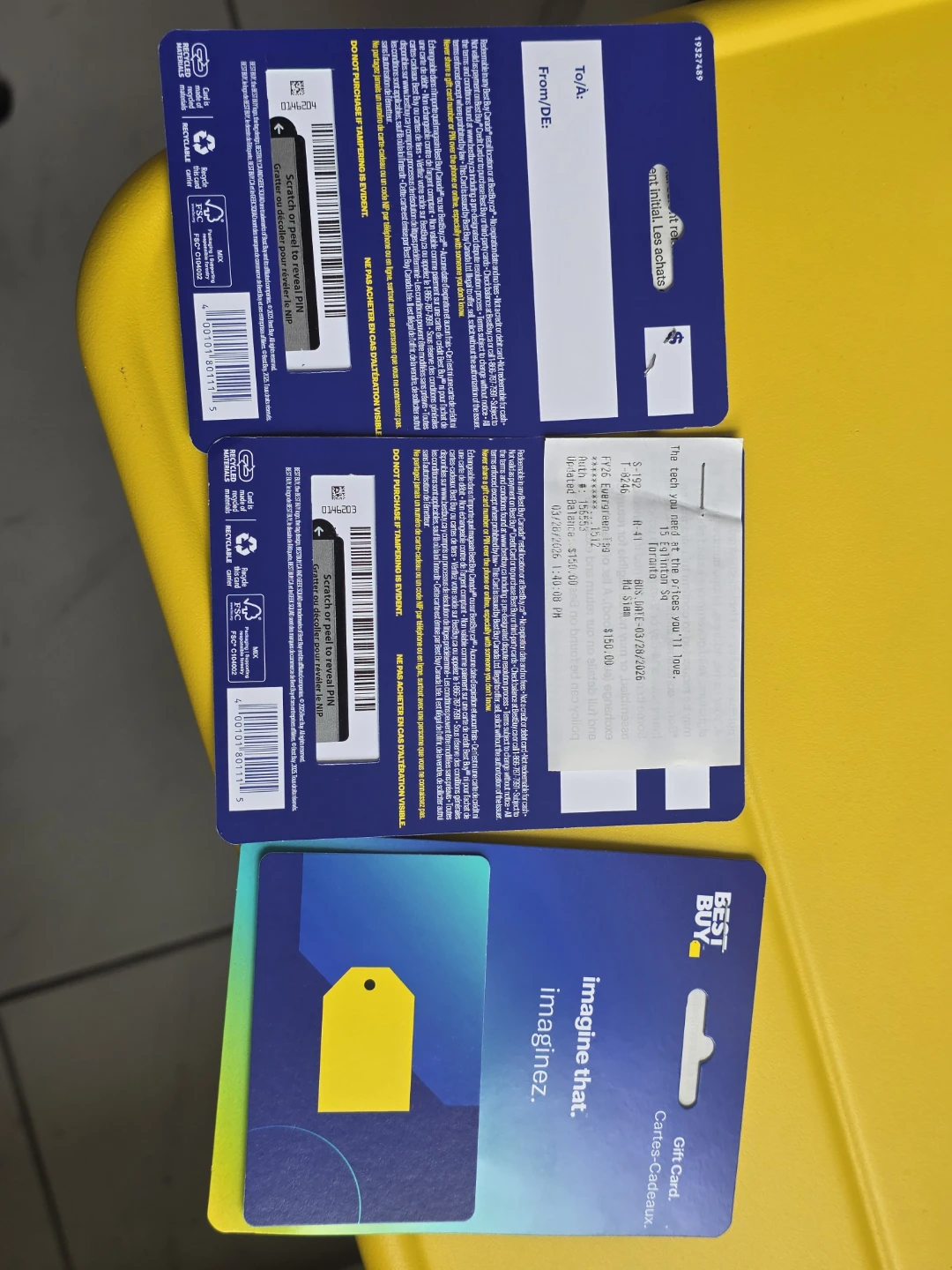 Best Buy Gift Cards 350 $