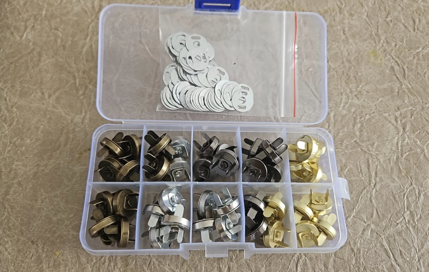 Magnetic Snaps Kit for Crafts