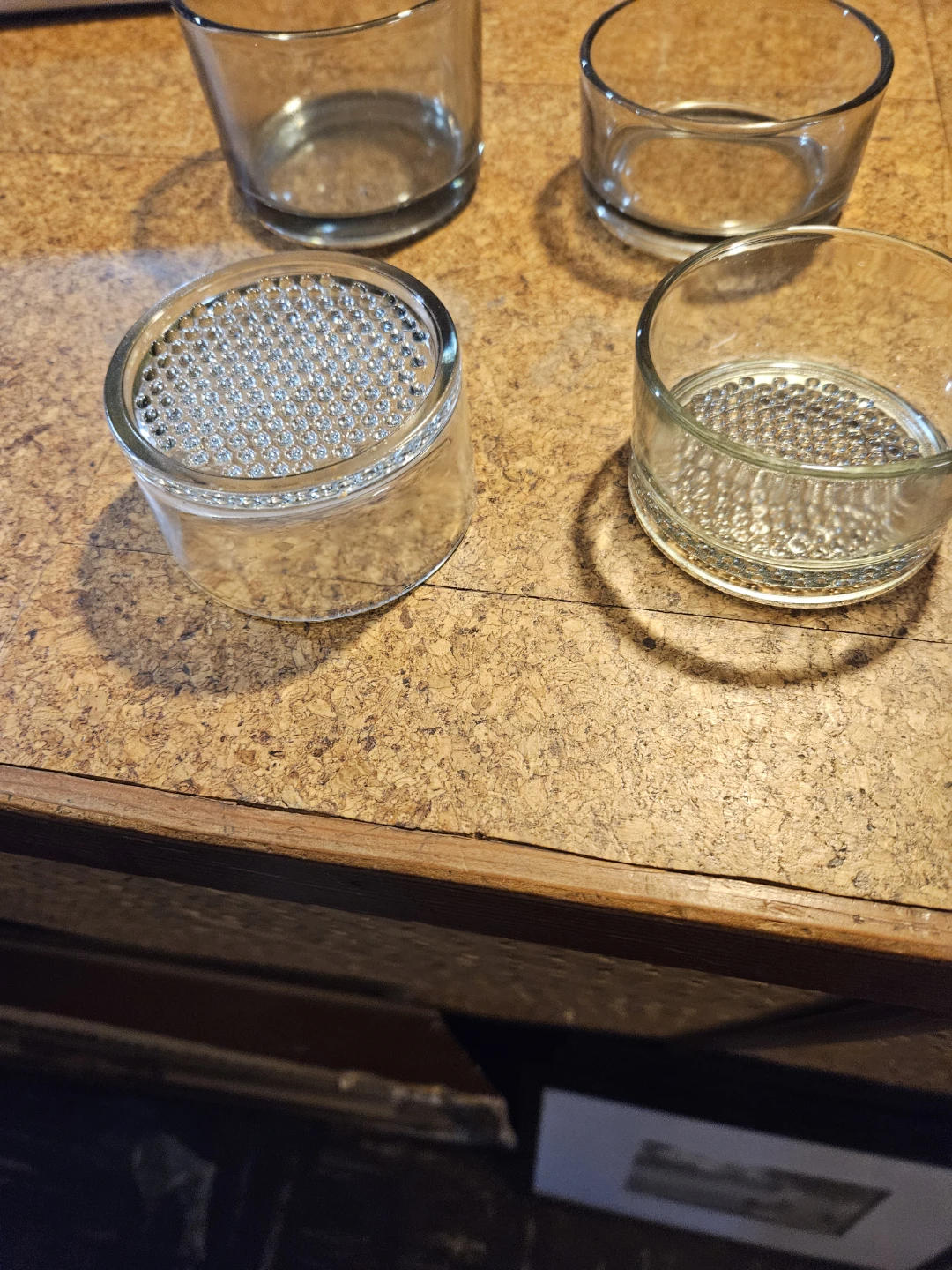 Set of 4 Glass Votive Holders - photo 2