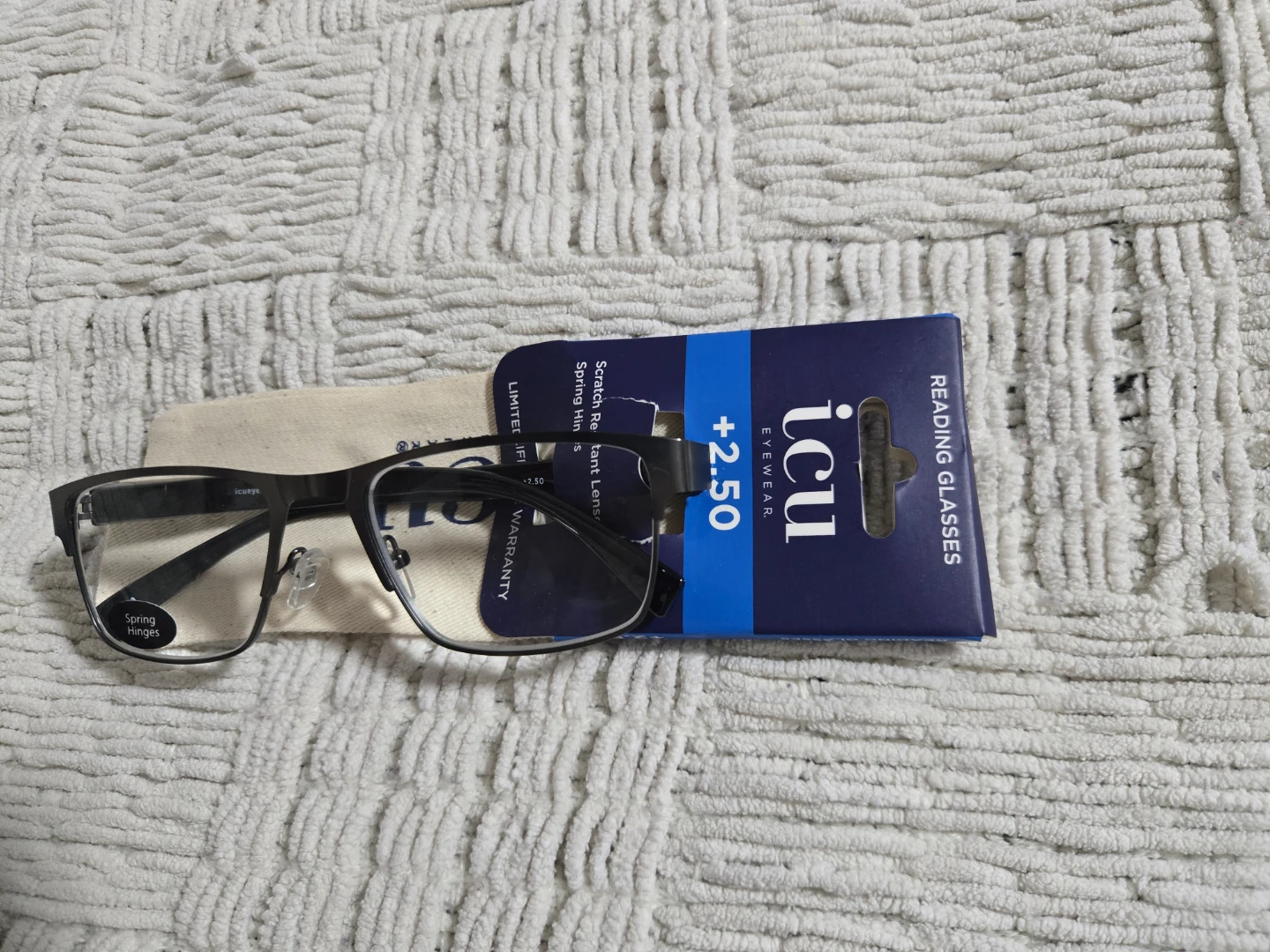 ICU Eyewear Reading Glasses +2.50