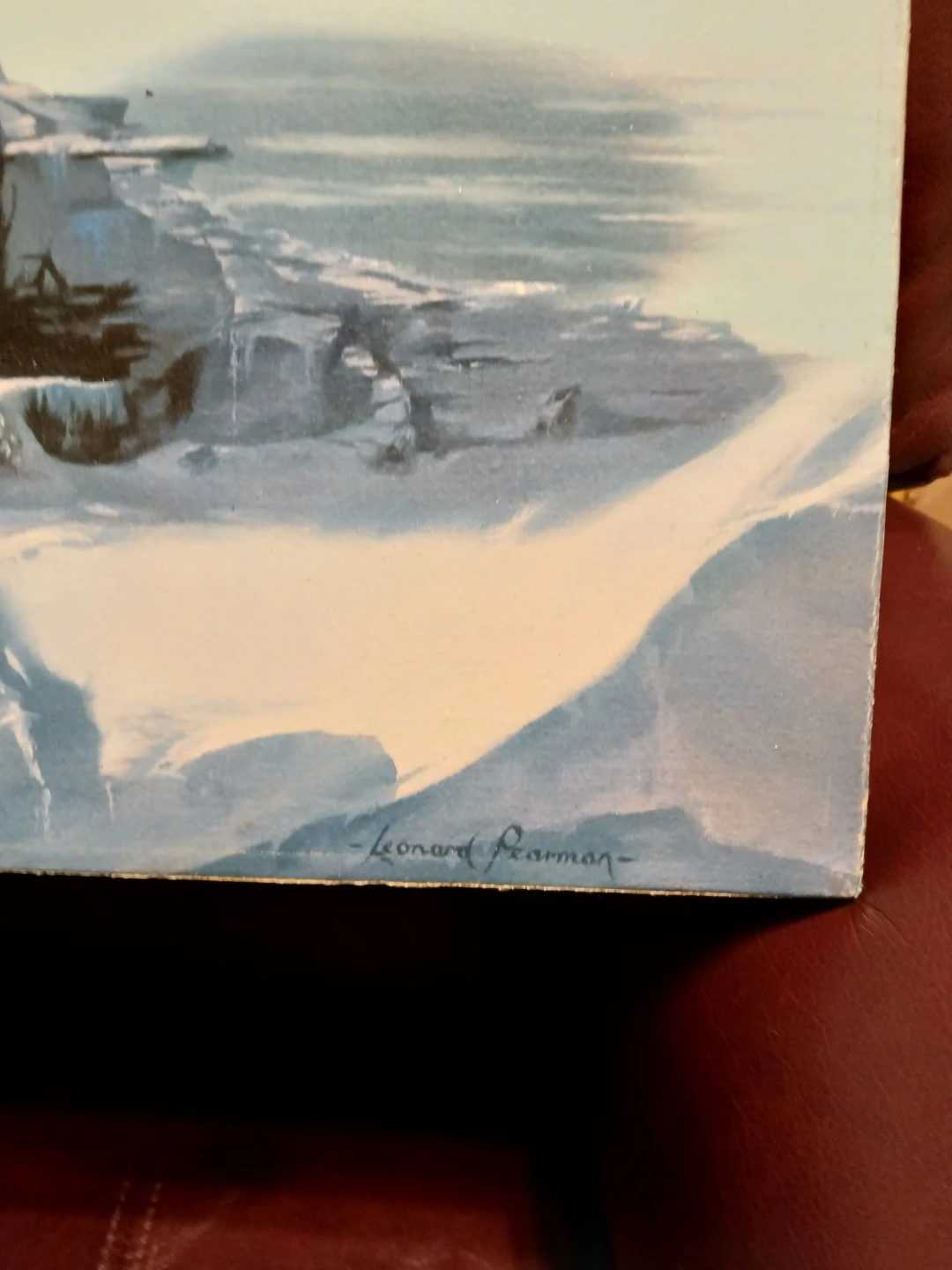 Polar Bear Family Painting by Leonard Pearman - 1986 - photo 2