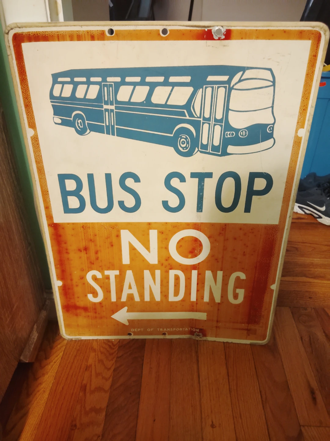 Bus Stop No Standing Sign