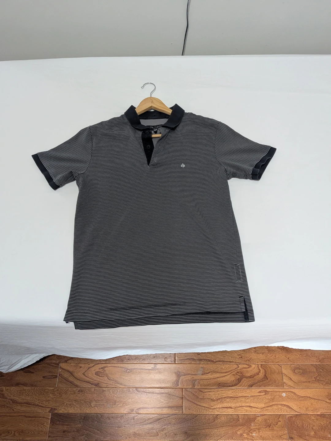 Rag & Bone New York Striped Polo Shirt - Size S
