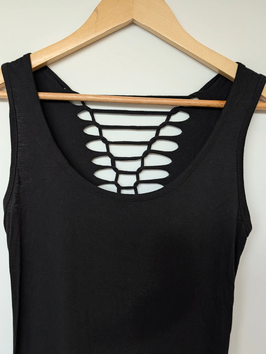 Black Dress with Intricate Cutout Back (Small) - photo 2