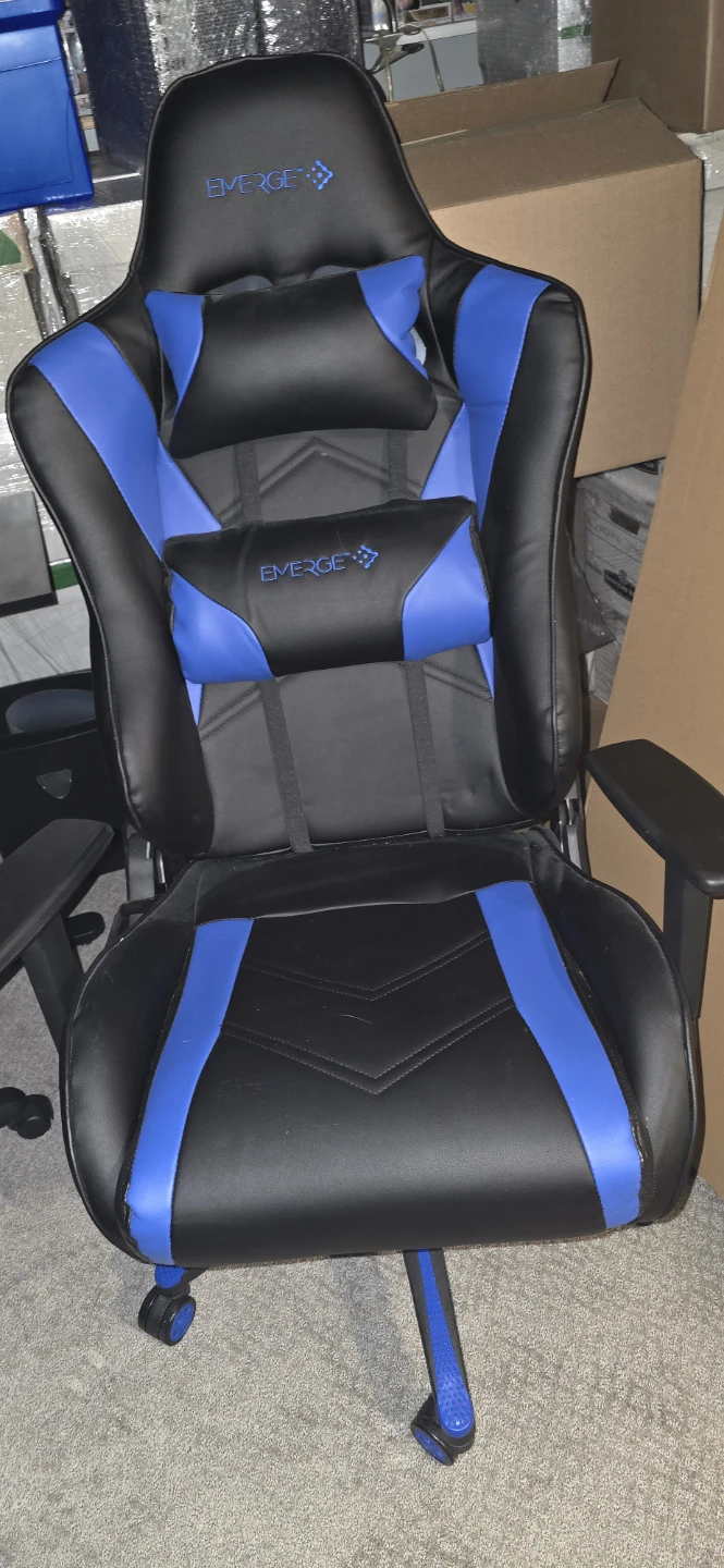 EMERGE Gaming Chair - Black and Blue