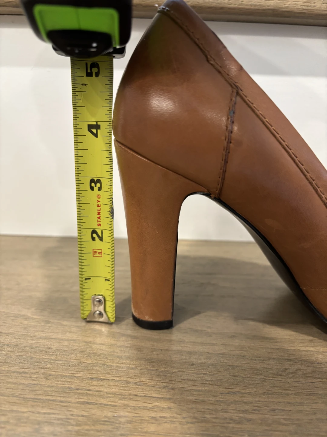 Lauren Ralph Lauren Brown Leather Heels