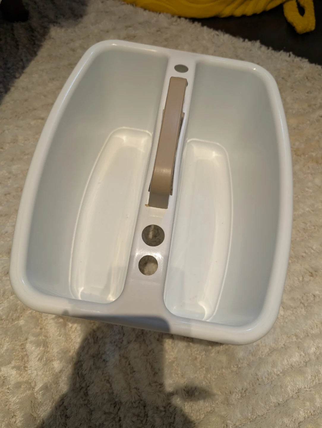 White plastic organizer/ storage - photo 2