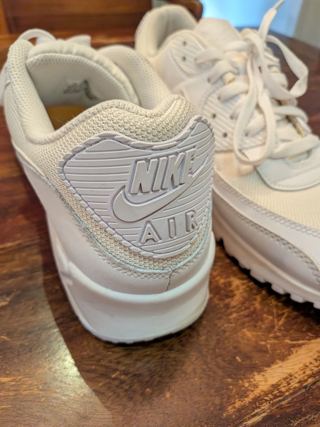 Nike Air Max 90 White Sneakers US 13 - photo 2