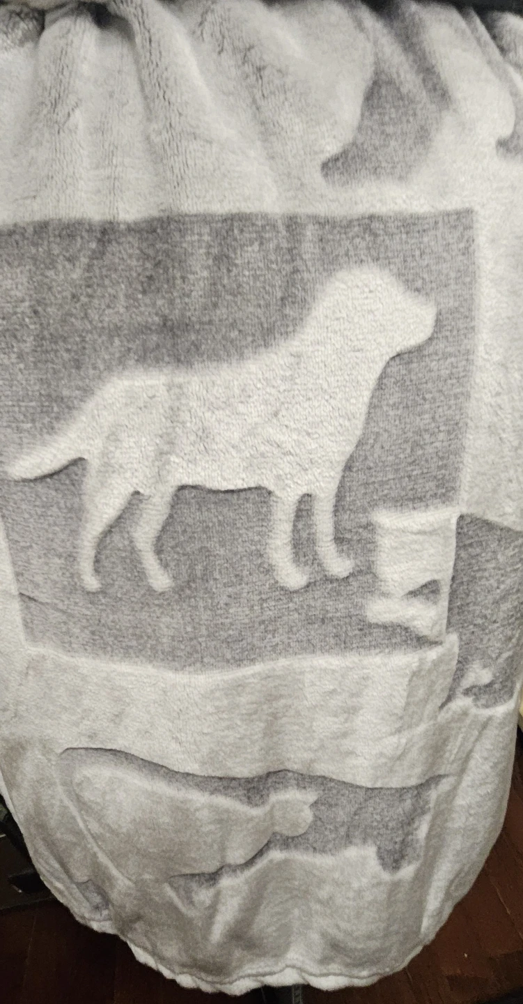 New- Cats and Dogs, Grey Plush Robe - photo 4