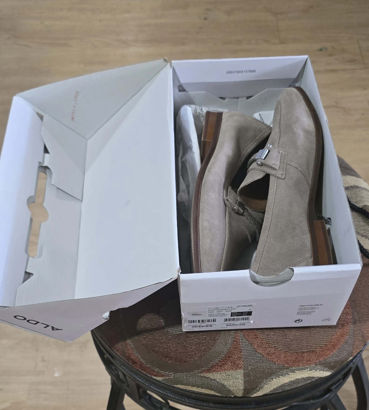 ALDO Men's Loafers - Taupe Suede