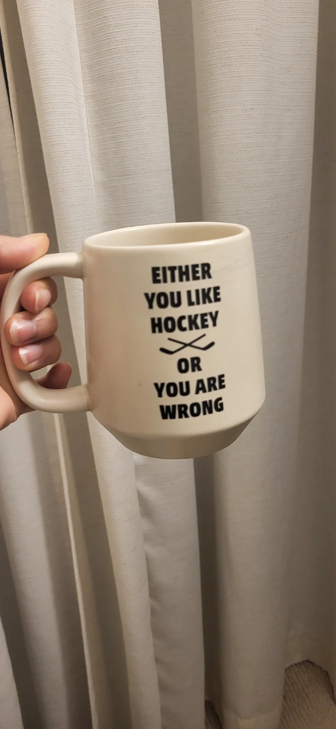White Mug - Either You Like Hockey Or You Are Wrong - photo 2