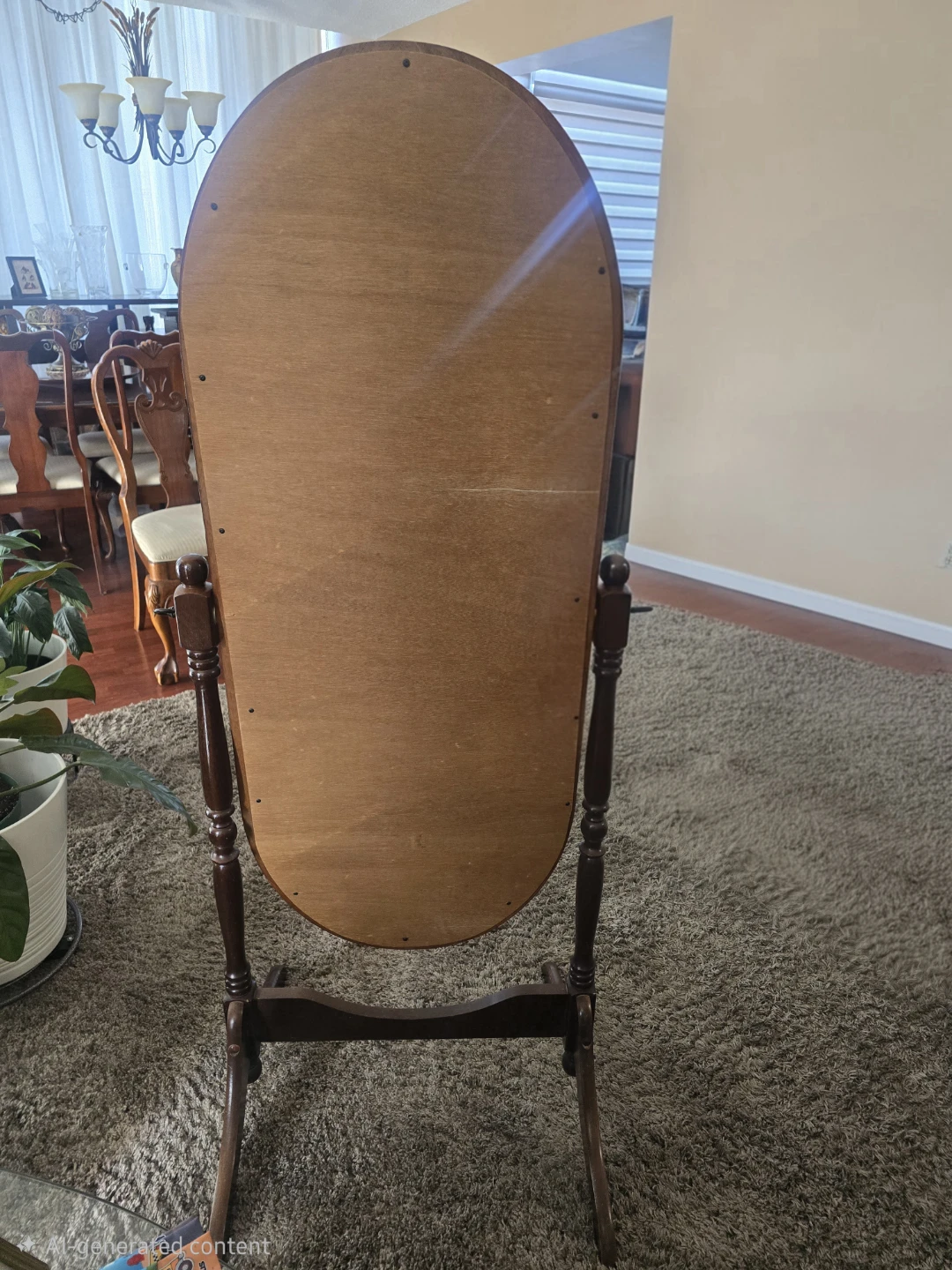 Oval Standing Mirror - photo 3