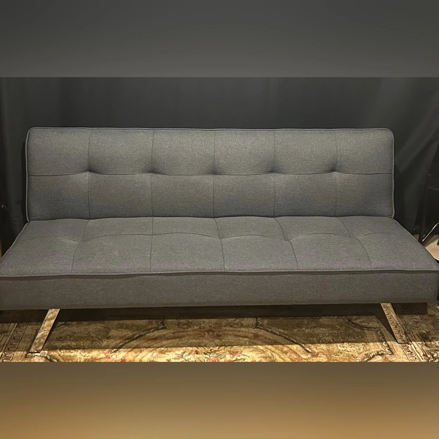 Grey Futon Sofa