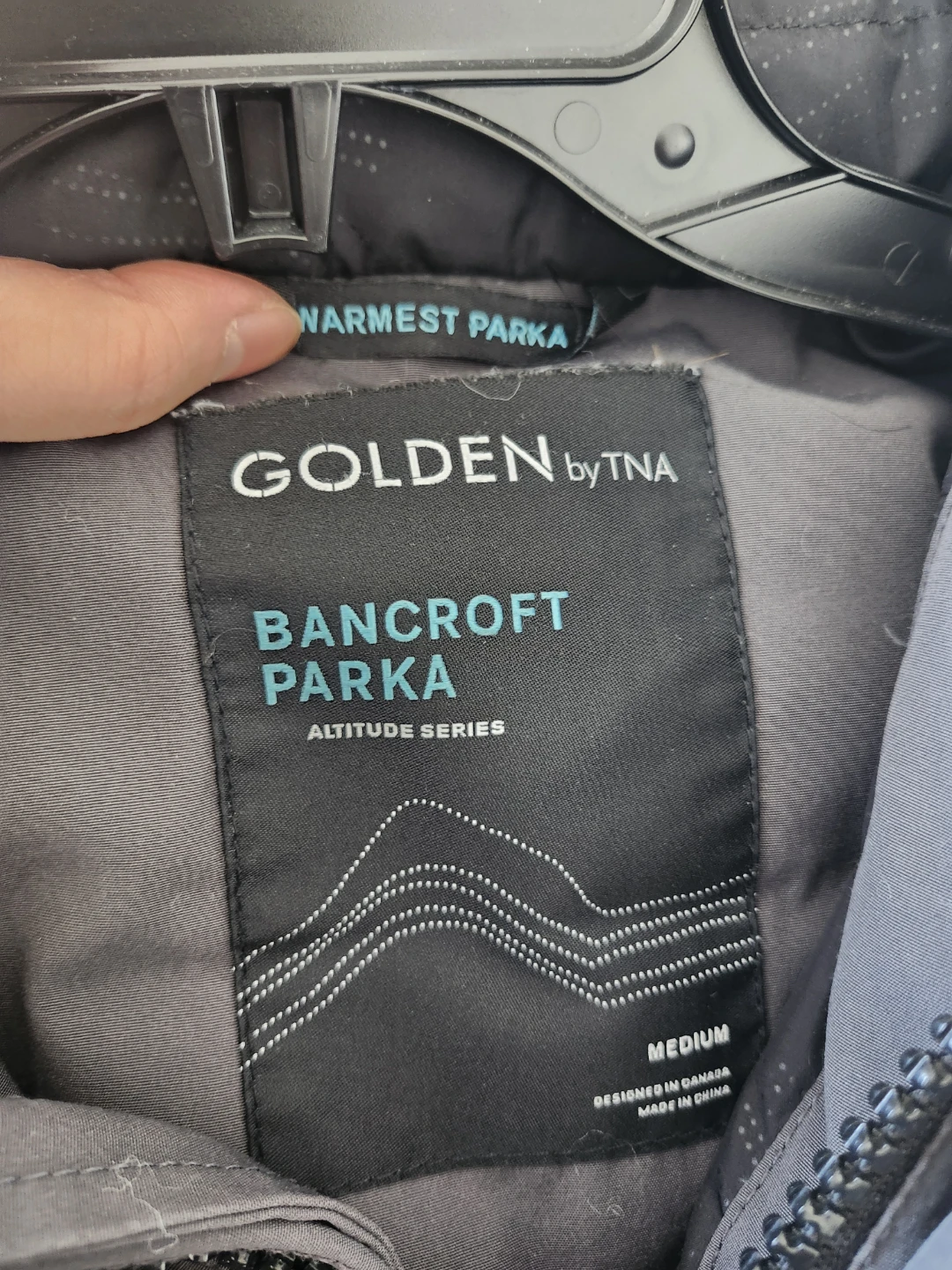 Golden by TNA Bancroft Parka - Medium - Grey - photo 5