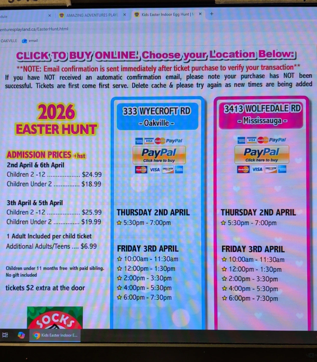 2026 Easter Egg Hunt and Eggstravaganza Event Tickets - photo 3