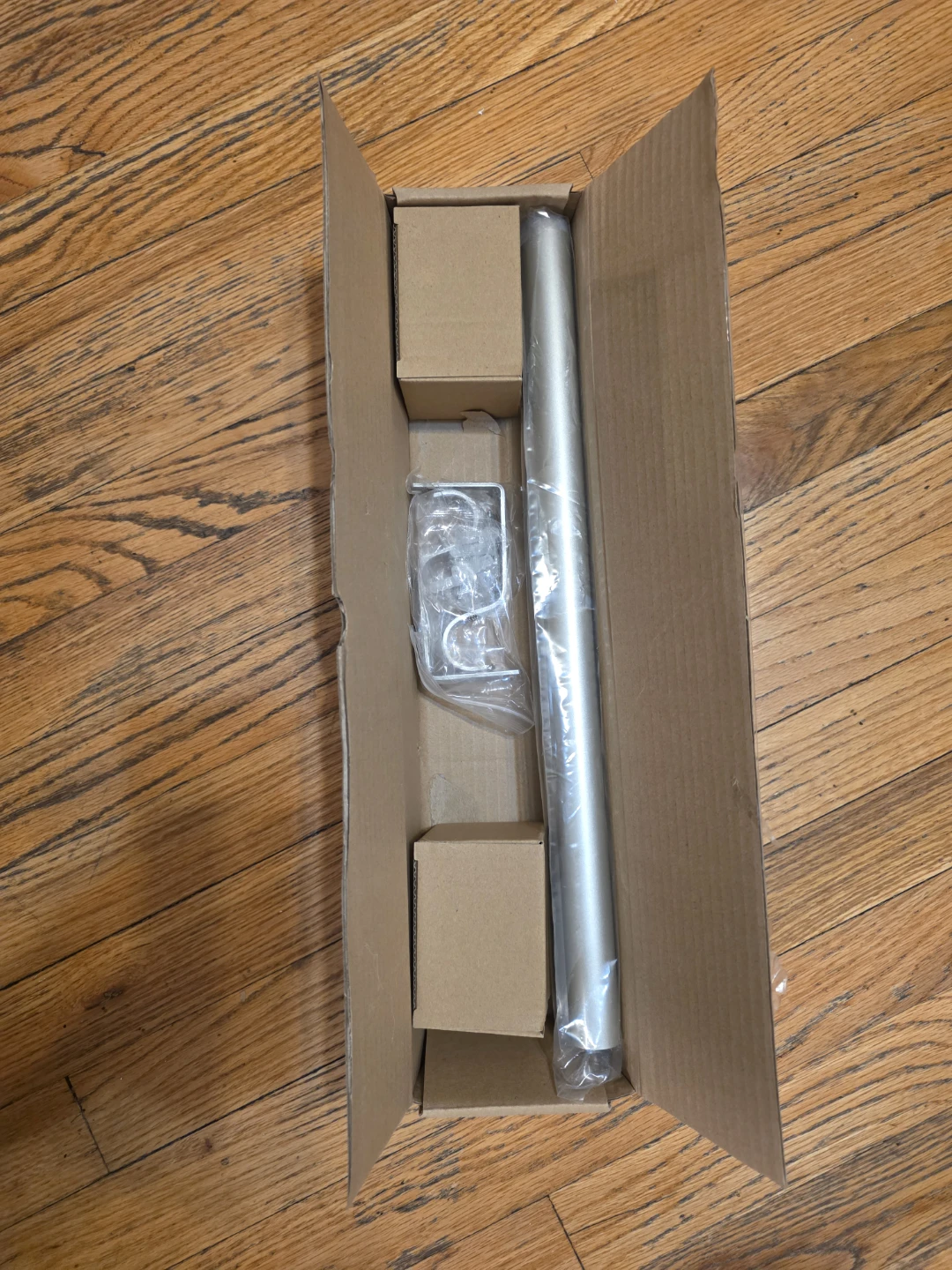 Adjustable Window Curtain Rod - Silver, 18-45 Inch - photo 4