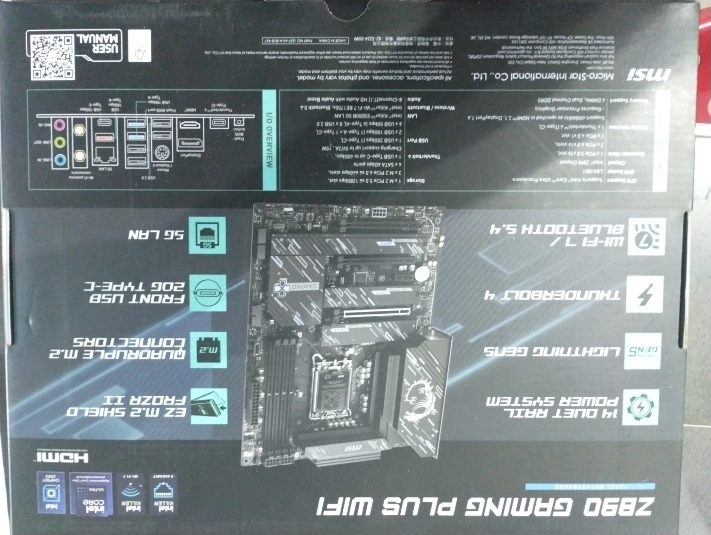 MSI Z890 Gaming Plus WiFi Intel Motherboard - photo 3