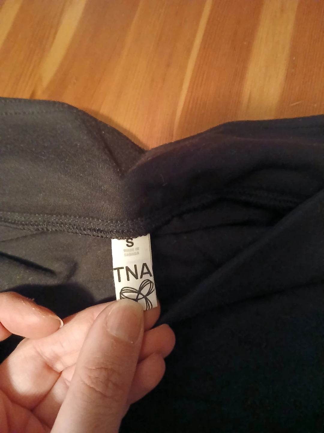 TNA Black & Grey Leggings - Size S - photo 3