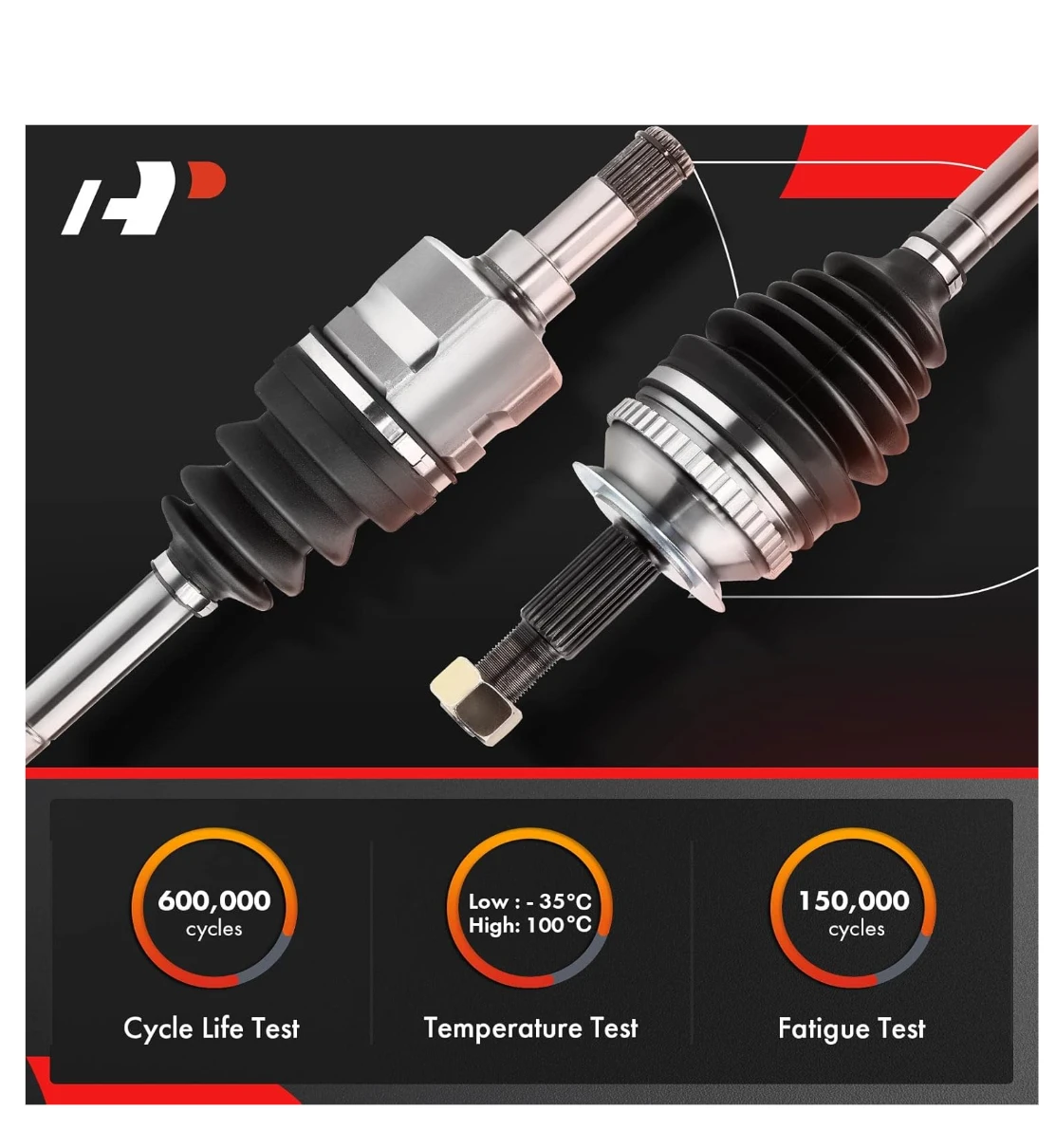 H-Premium CV Axle Shaft - 25.31 Inch Compressed Length - photo 5