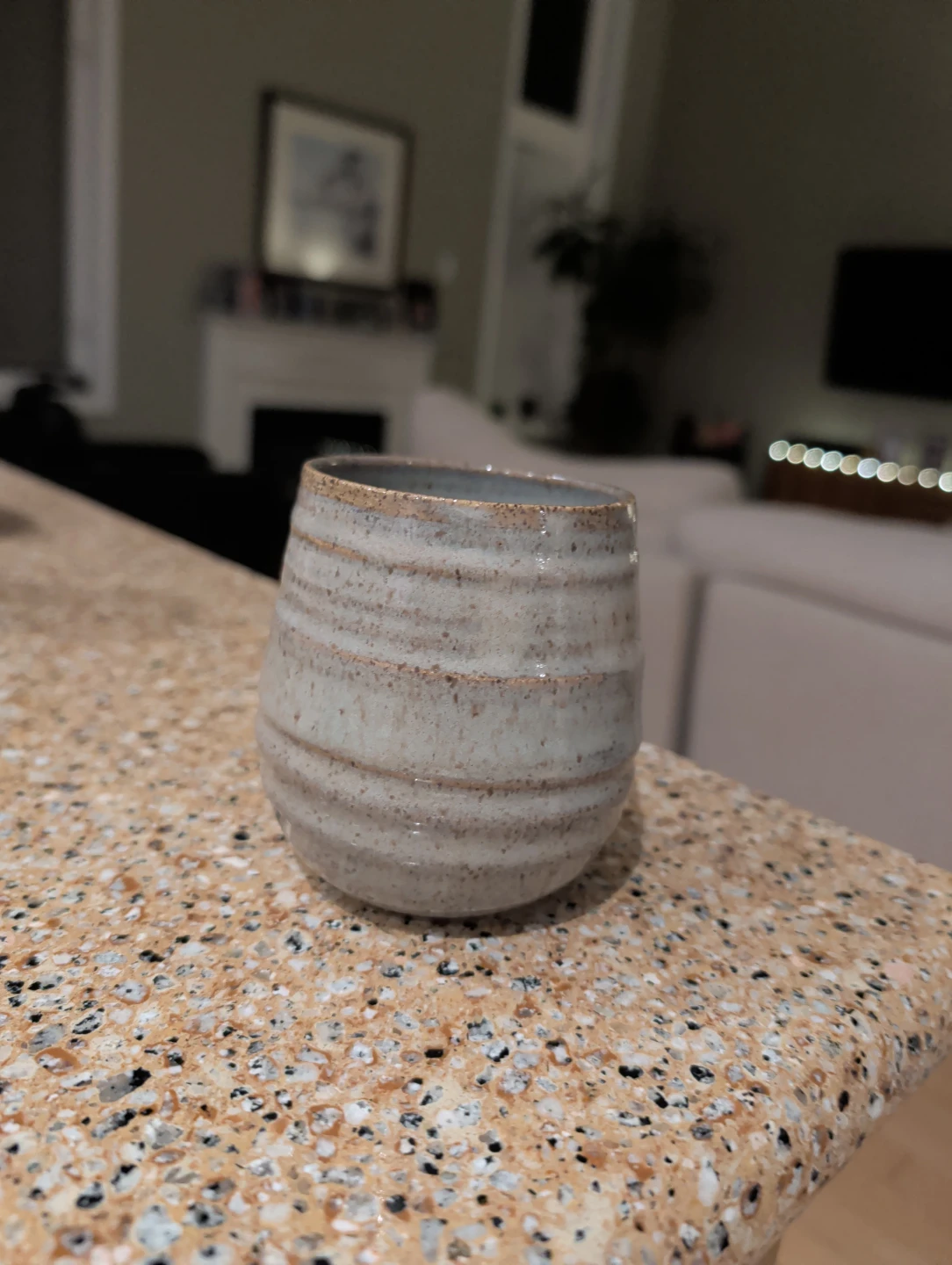 Handmade stoneware tumbler