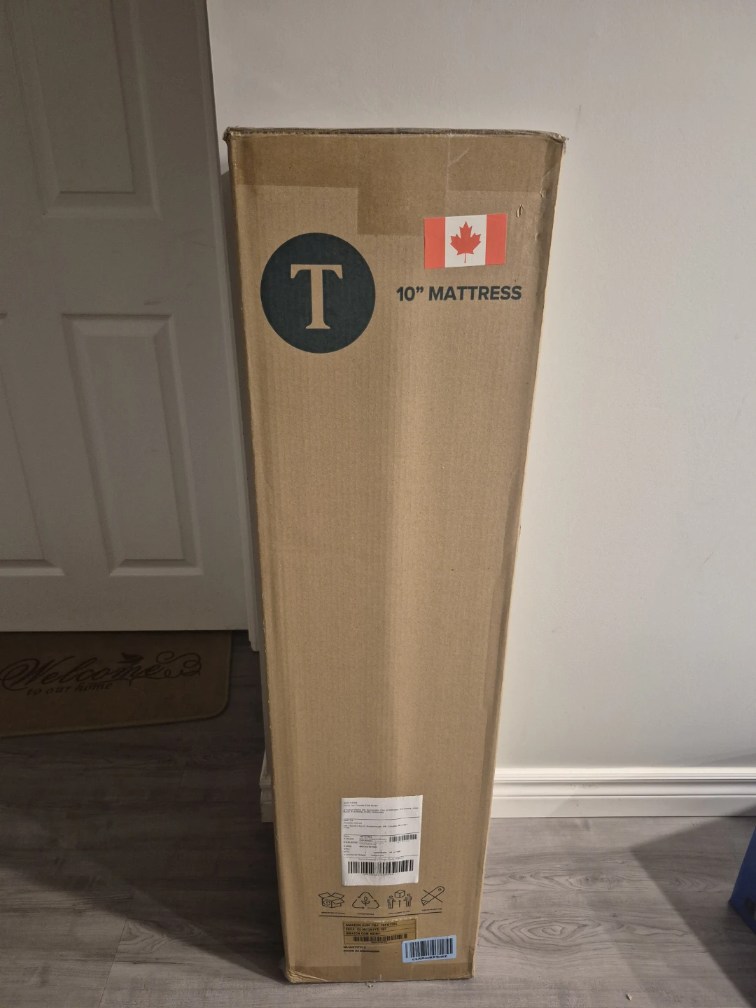 Unopened Zinus 10" Twin Mattress - New Small Box unopened